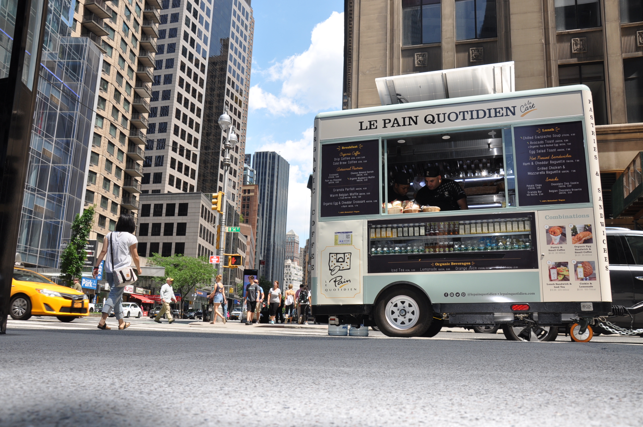 Custom Designed Food Cart in City
